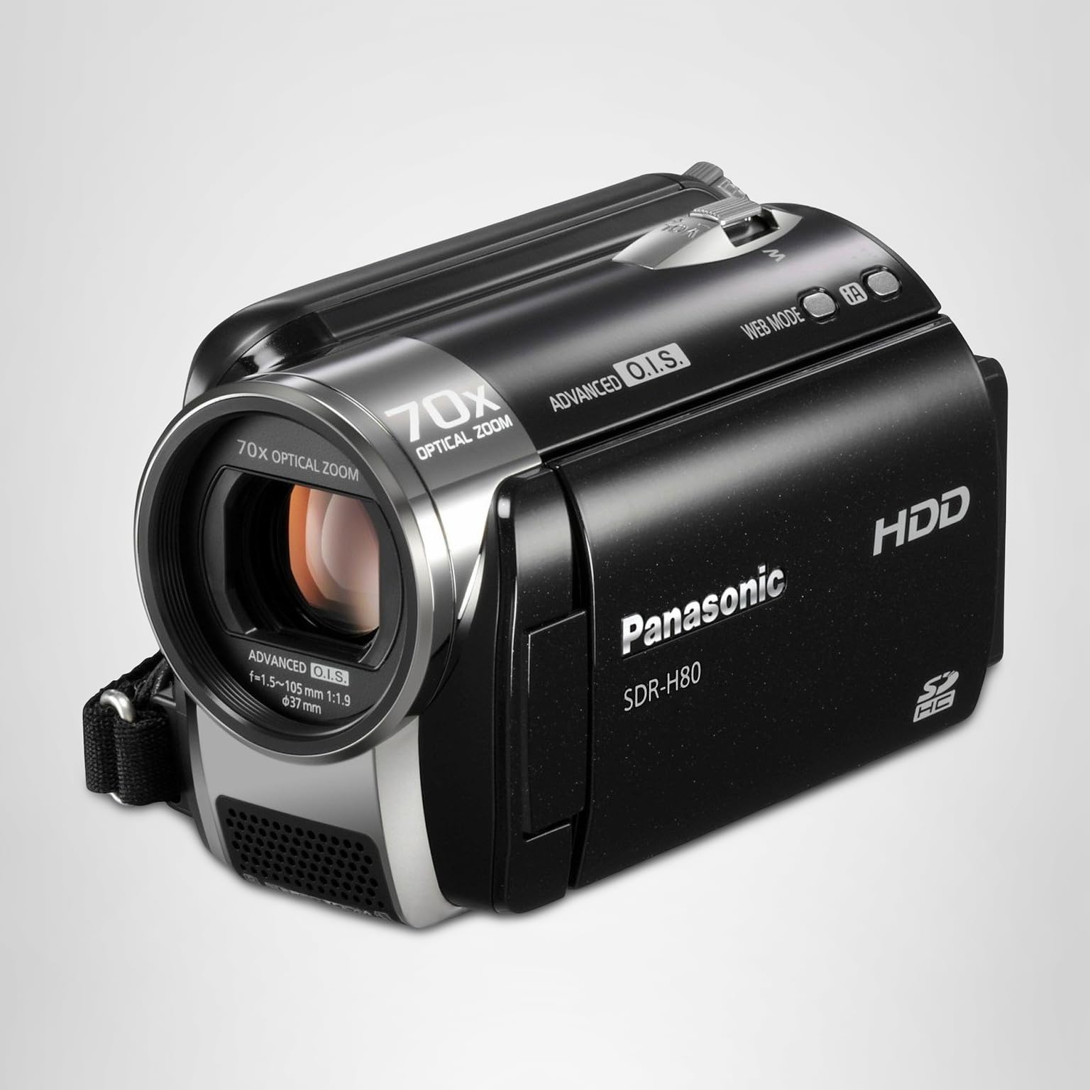 Amazon.com: Panasonic SDR-H80 SD and HDD Camcorder (Black