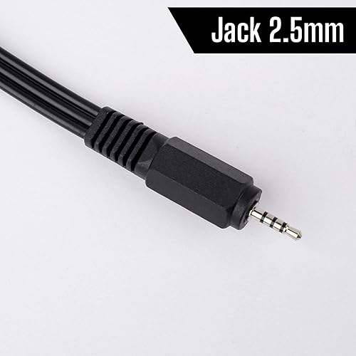Miniatura 6 de Conector y terminal Mini estéreo Aux Jack macho a 3 RCA Audio AV Equipo de Video  Adaptador de componente de enchufe de cable de entrada (1.5m5ft)
