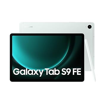 Samsung Galaxy Tab S9 FE Tablet with S Pen 128GB Storage UK Version Light Green