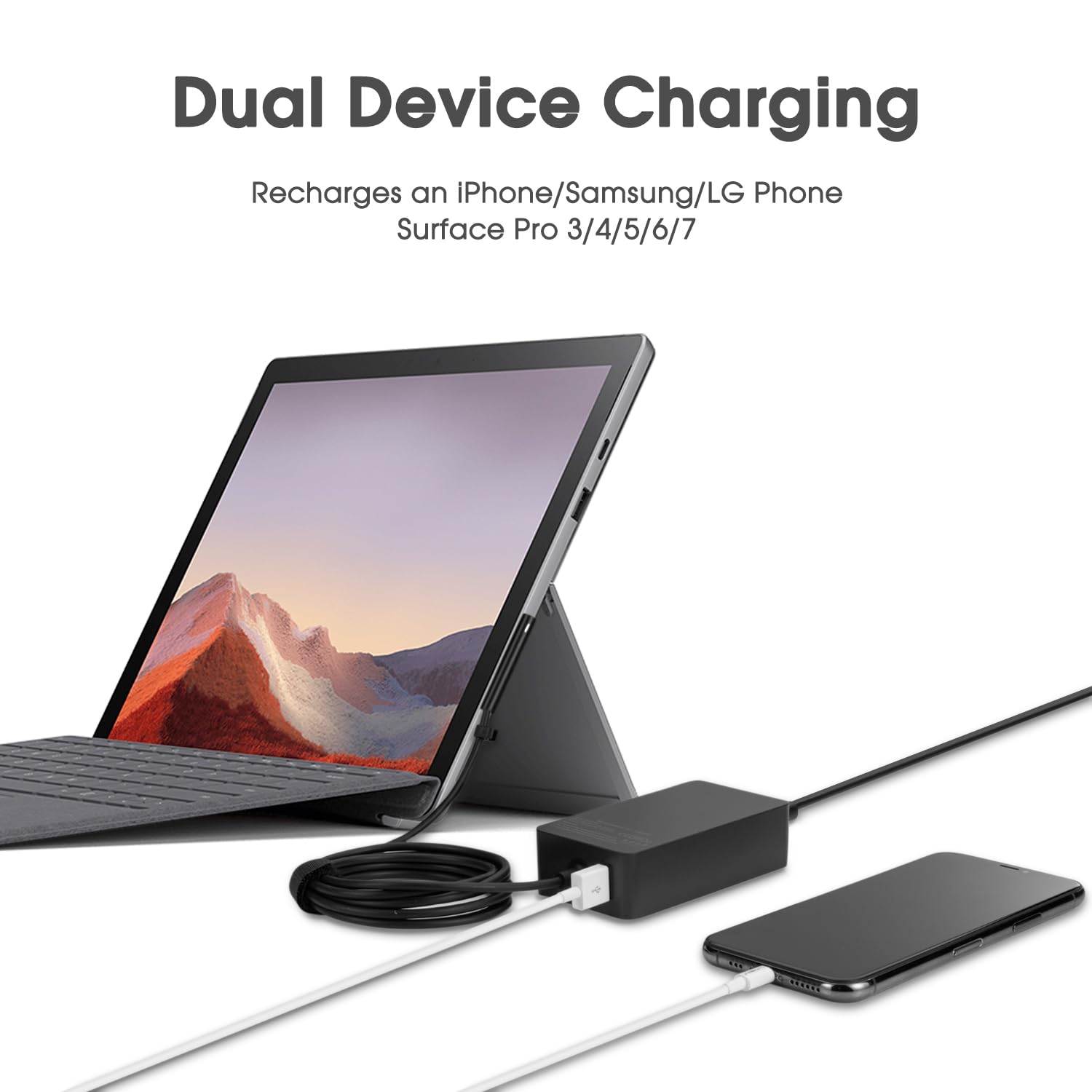 Amazon.com: 65W Surface Pro Laptop Charger Power Supply Adapter