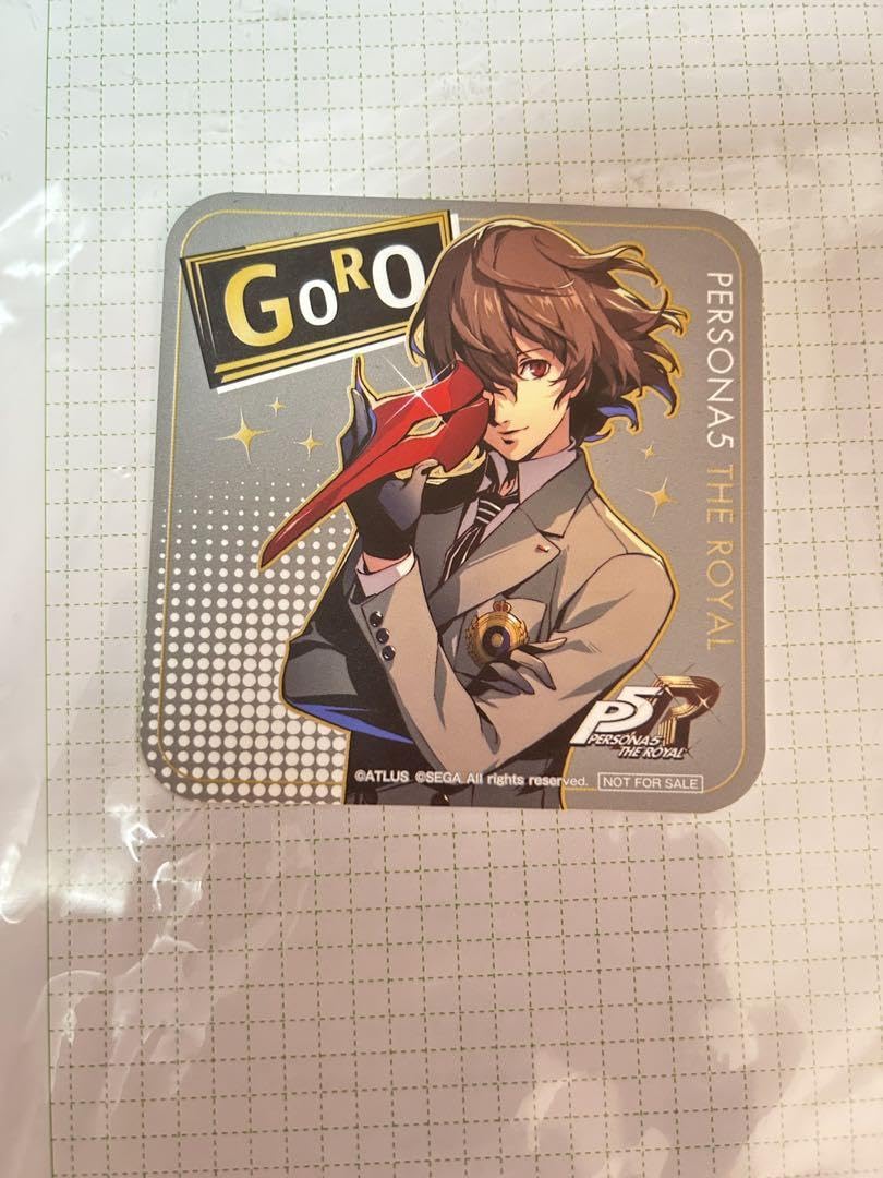 ペルソナ　セガコラボカフェ　ビッグコースター Serizawa Urara - Coaster - Sega Collabo Cafe Limited