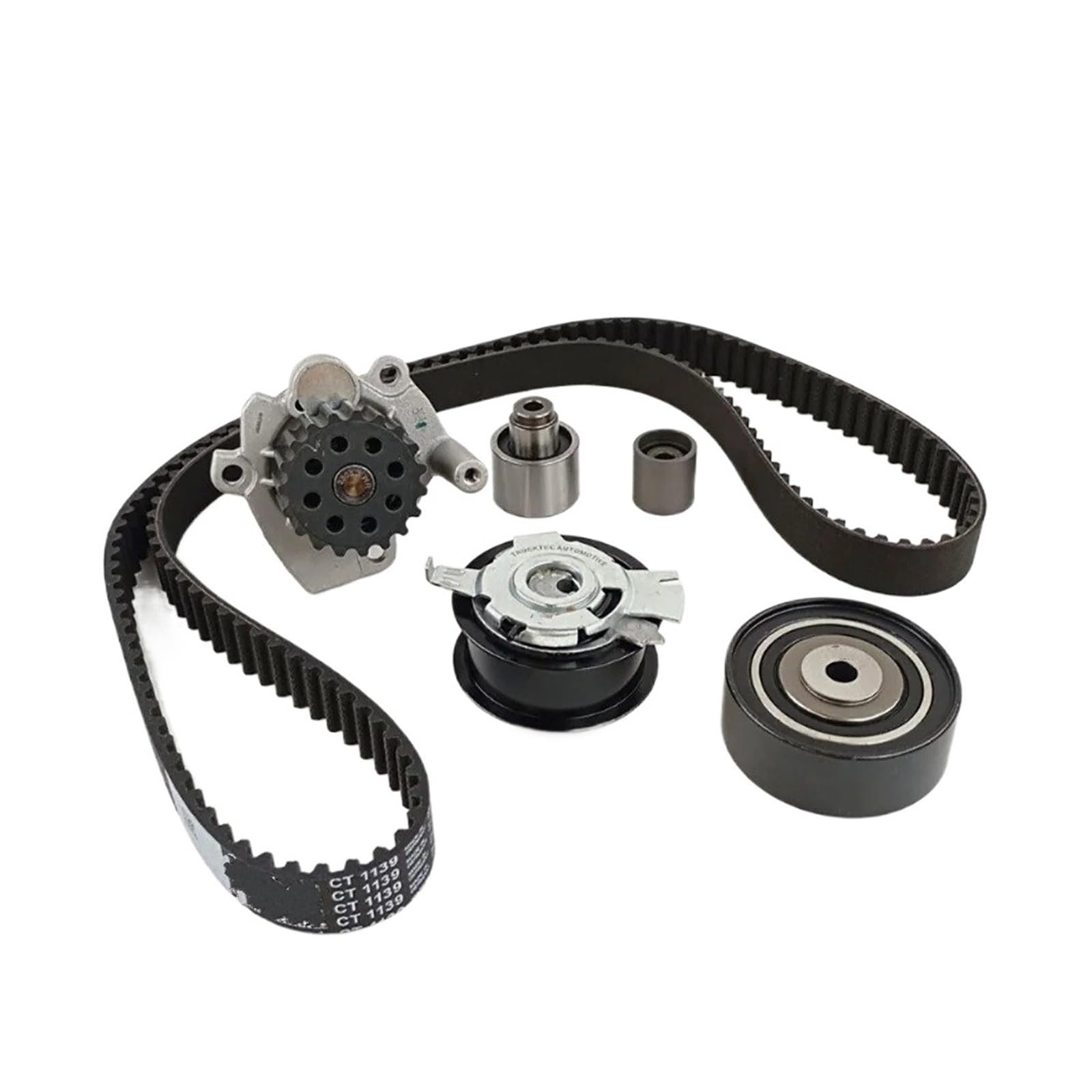Galet Tendeur Courroie Pour Golf Pour Jetta Pour Tiguan Pour A3 A5 03L198119F Avec Pompe À Eau Pièces Moteur Rechange Ensemble Courroie Distribution Diesel