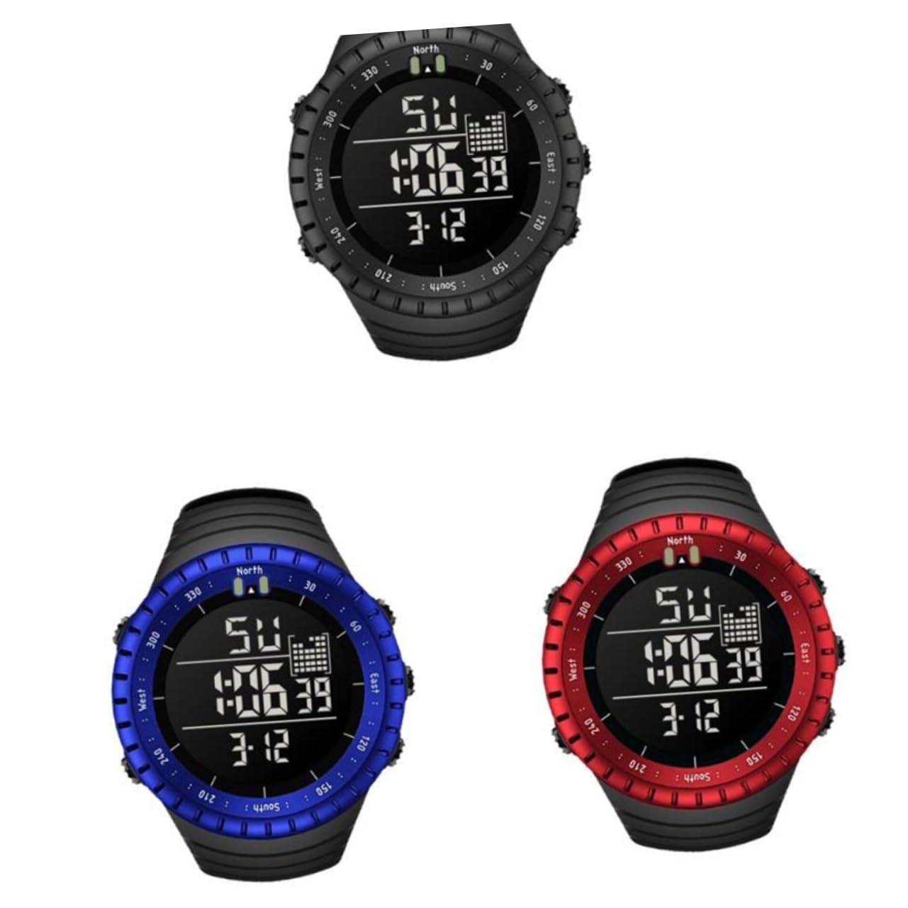 LIFKOME 2pezzi Led Per Cronometro e Retroilluminata Per Attività Outdoor e Sportivi
