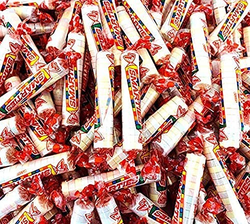 Smarties Original Candy Rolls, Vegan-Friendly, Gluten-Free Hard Candy Bulk, 130 Rolls Count, 2 Pound Bag