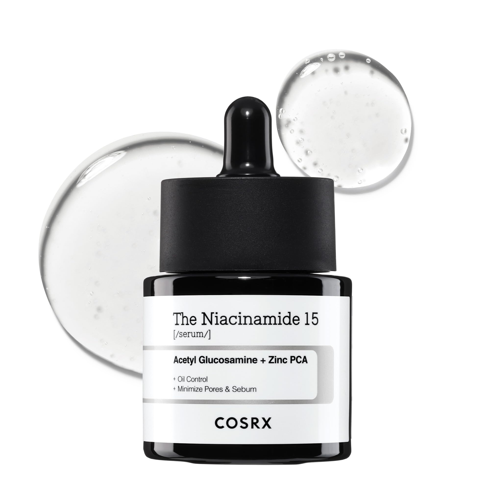 COSRXNiacinamide 15% Face Serum, Minimizing Pores & Sebums, Blemish Treatments for Discoloration, Dark Spots, Enlarged Pores, Anti-aging, 0.67 fl.oz / 20 ml, Animal Testing-Free
