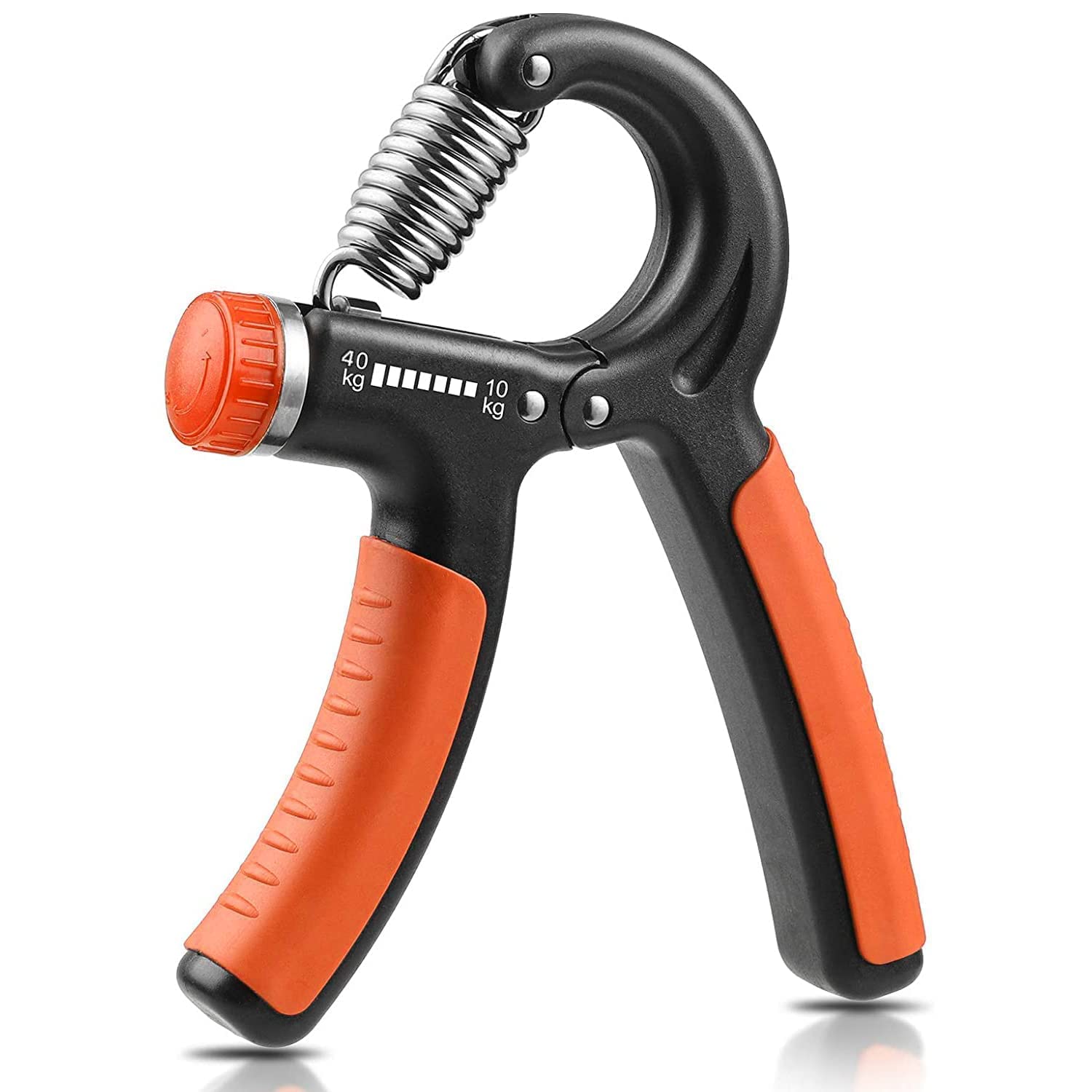 BLAGO Hand Grip Strength Trainer, Hand Grip Strengthener with Counter, Adjustable Resistance 5 to 60 kg, Non-Slip Gripper, Perfect Hand Exercising (Assorted Color) (Hand Grip Without Counter)