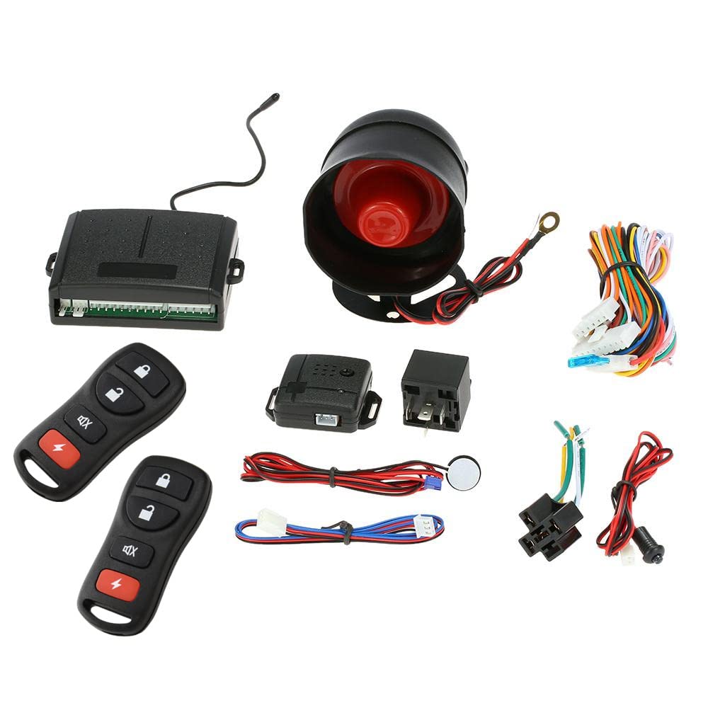 WFMJ Anti-Theft Automotive Alarms car Alarm 12v Central Control Lock car Security Vibration Alarm
