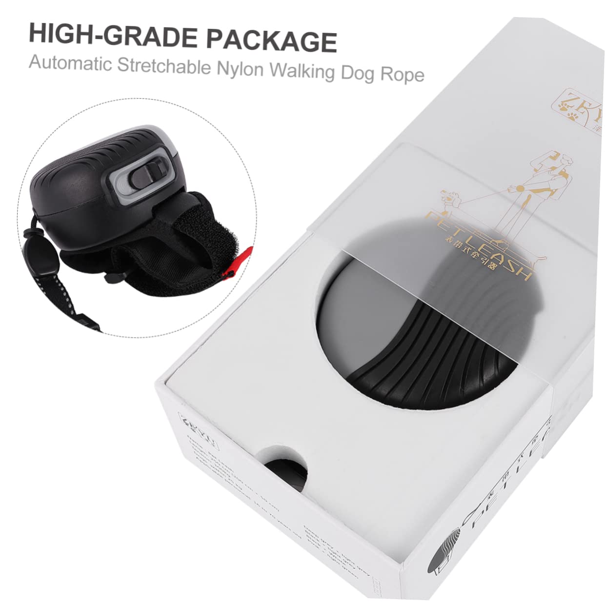1pieza Correa De Perro Automática Extensible De Strap De Tracción para Mascotas Cuerda De Nylon Cómoda y Ligera para Paseos y Entrenamiento
