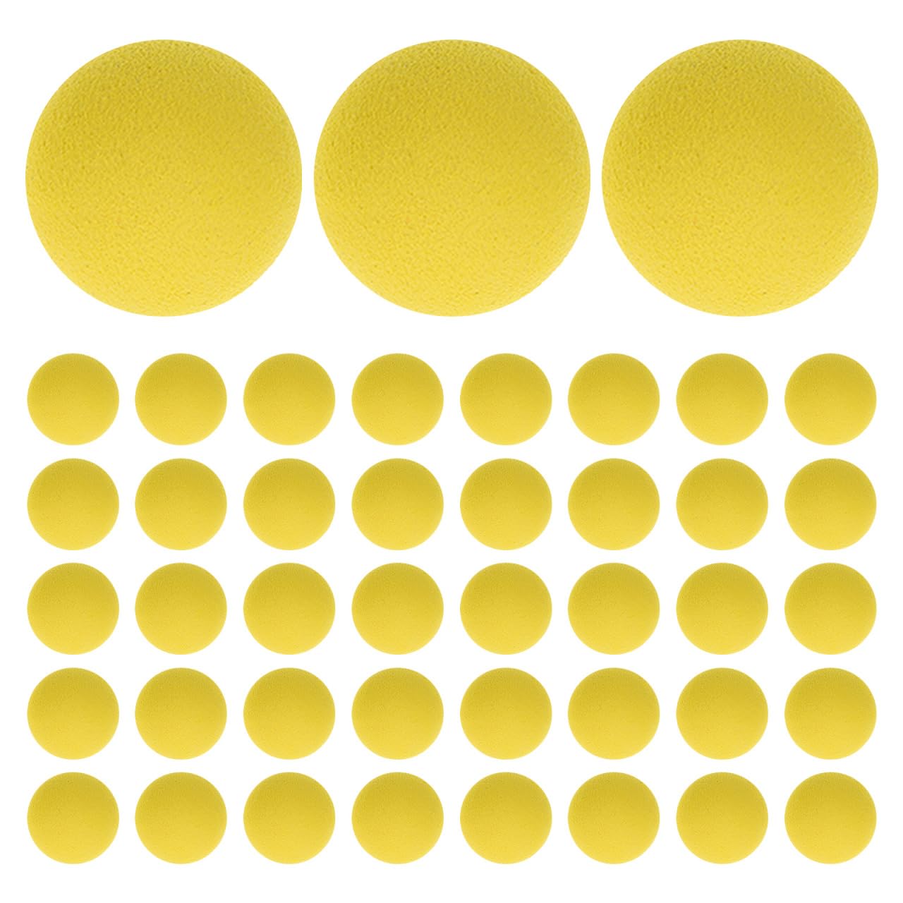 BESPORTBLE 50 Mini-Balles en Mousse Eva 0.79In Souples Et SûRes Projectiles De Rechange pour Jeux De Tir ActivitéS De Plein Air Et Loisirs CréAtifs