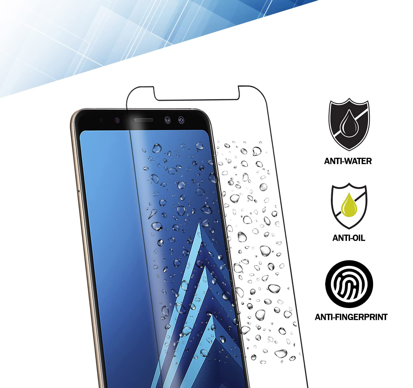 NEW'C 2 Pezzi, Vetro Temperato per Huawei P10 Lite, Pellicola Prottetiva Anti Graffio, Anti-Impronte, Senza Bolle, Durezza 9H, 0,33mm Ultra Trasparente, Ultra Resistente