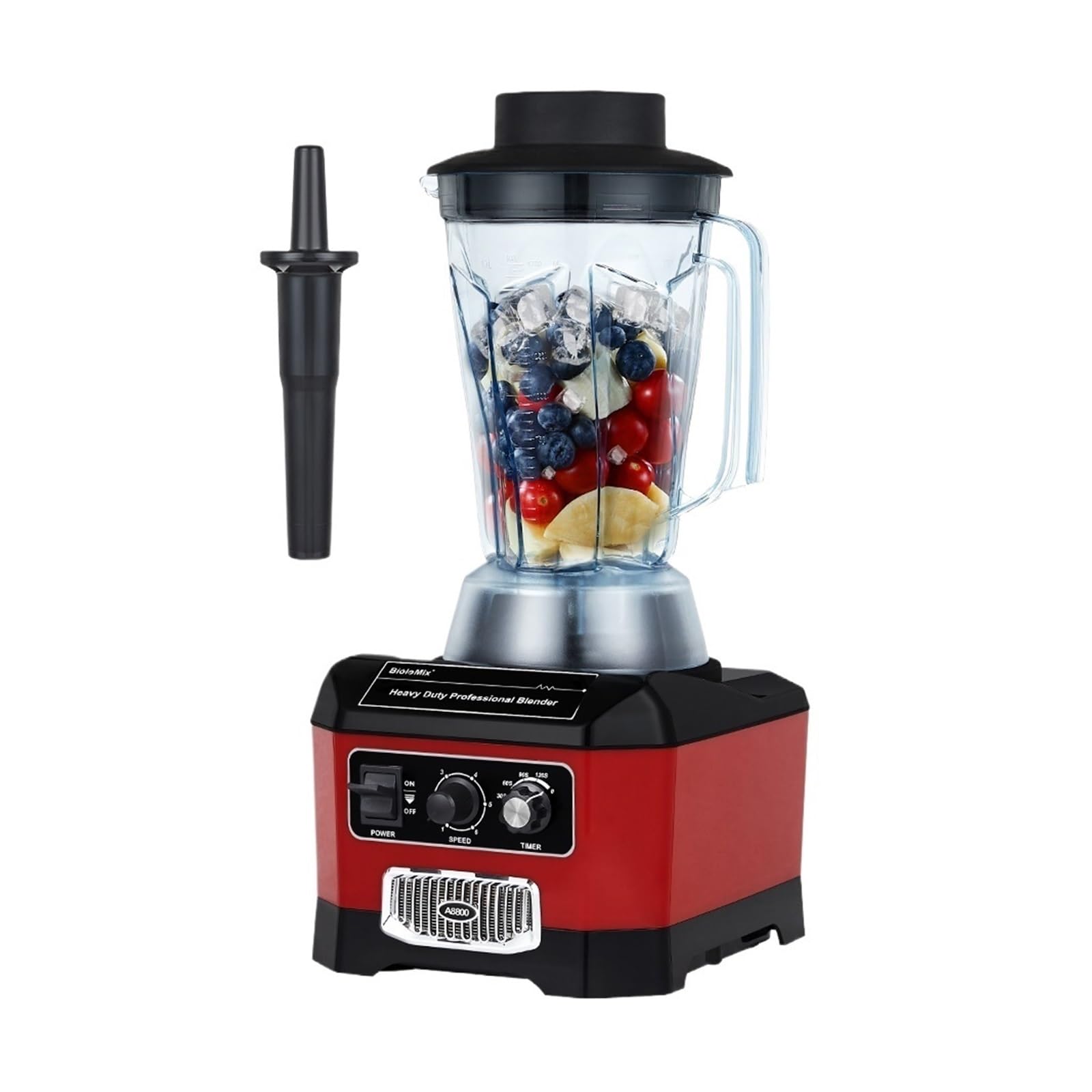 Frullatore Da Bar, For Alimenti, Spremiagrumi, Tritaghiaccio, Max 2200W Mescolamento Energico
