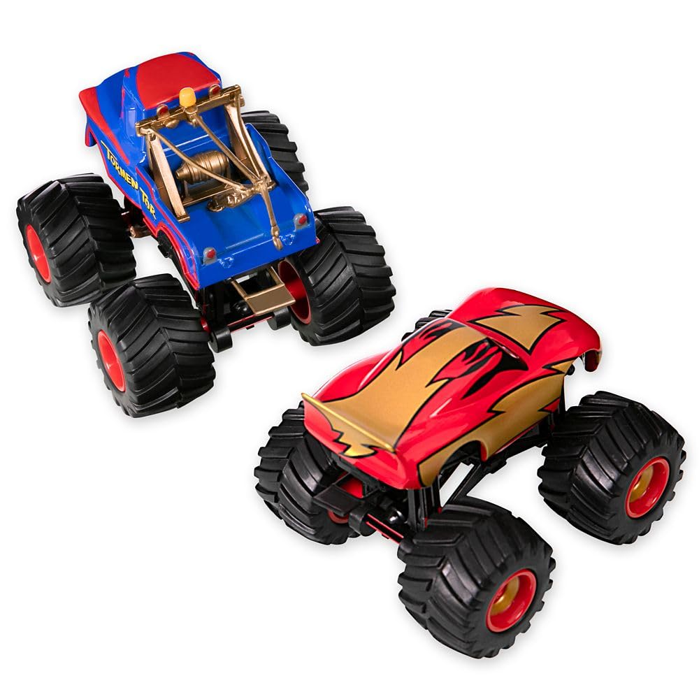 DisneyStore CarsToon マックイーン&メーター Amazon.com: Disney Store Official Monster Trucks Lightning McQueen