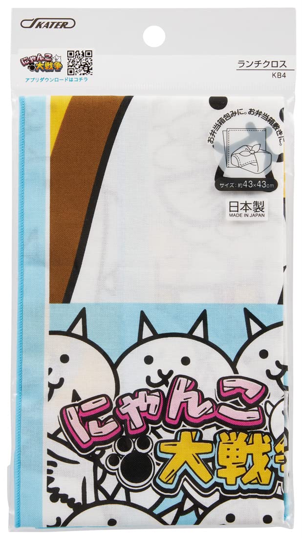 Amazon｜スケーター(Skater) ランチクロス にゃんこ大戦争 43×43cm  