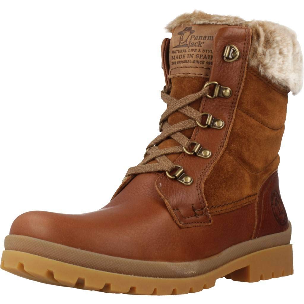 Panama Jack Tuscani B1 Napa Grass, Damen Warm gefütterte Schneestiefel, Braun (Cuero / Bark), 41 EU (8 Damen UK)