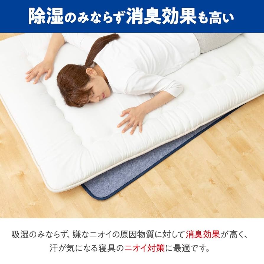 Amazon｜テイジン 帝人フロンティア 寝具用除湿シート ネイビー