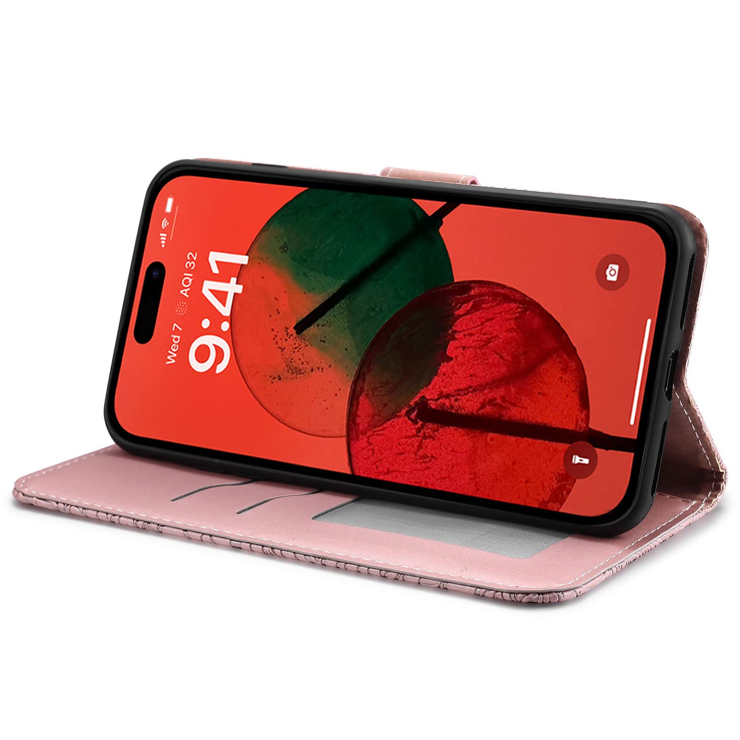 Aisenth Wallet Case for iPhone 15 Pro Max (6.7 inch) - Image 4