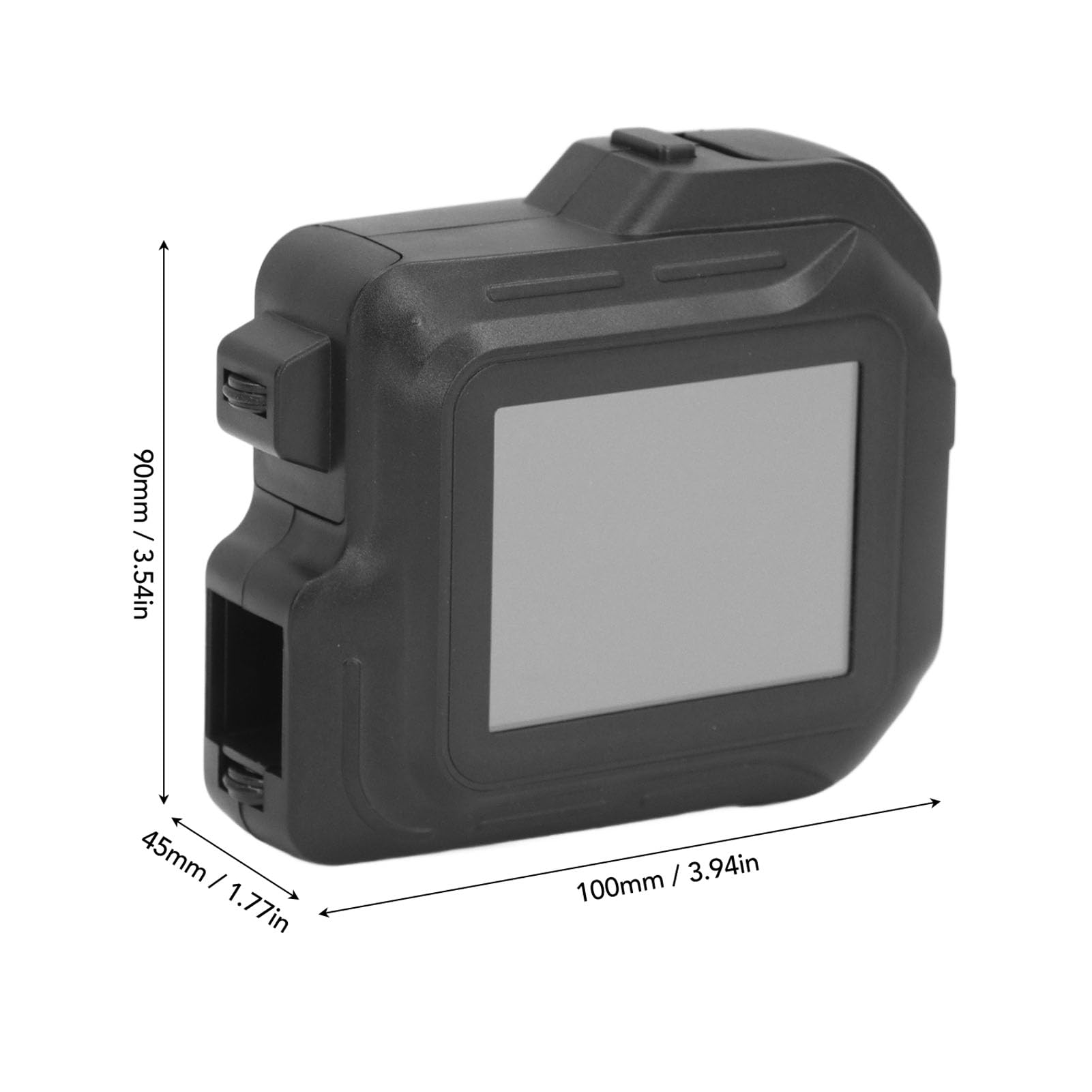 Domary Stampante a Getto D'inchiostro Portatile Touch Screen da 4,3 Pollici | Impugnatura Ergonomica in ABS, 600 Dpi, Stampa di Codici QR su Legno/plastica/pelle, per App di Modifica /iOS