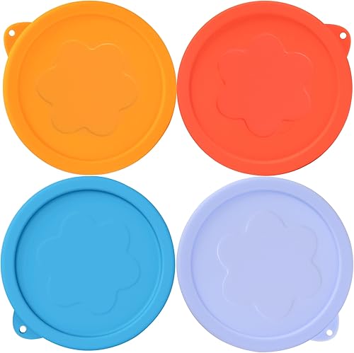 1 taza de silicona de repuesto tapas de almacenamiento para Pyrex 7202-PC y cuencos de vidrio Anchor Hocking (recipiente no incluido), paquete de 4