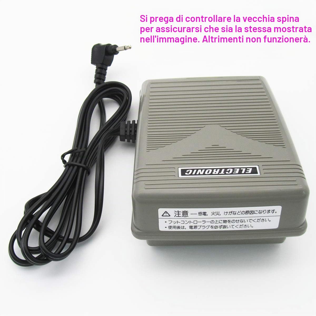 KUNPENG -#C-1036, 033570318 Pedale di controllo per macchina da cucire Necchi Kenmore Janome New Home Elna +