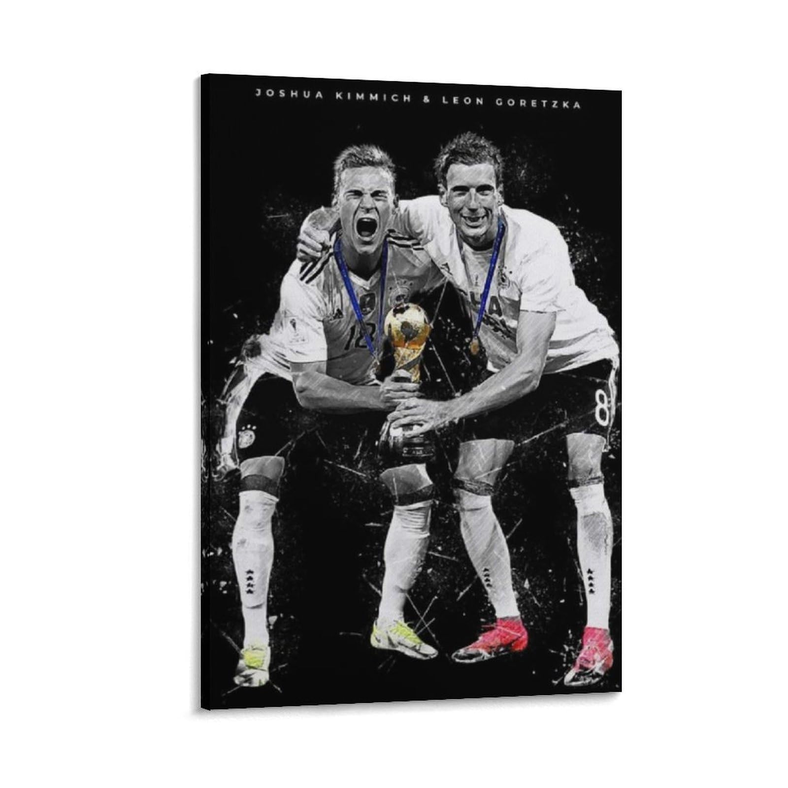 FCOIN Joshua Kimmich Canvas Poster Canvas Painting Poster Wall Art Decorative Picture Prints Modern Decor 08x12inch(20x30cm)