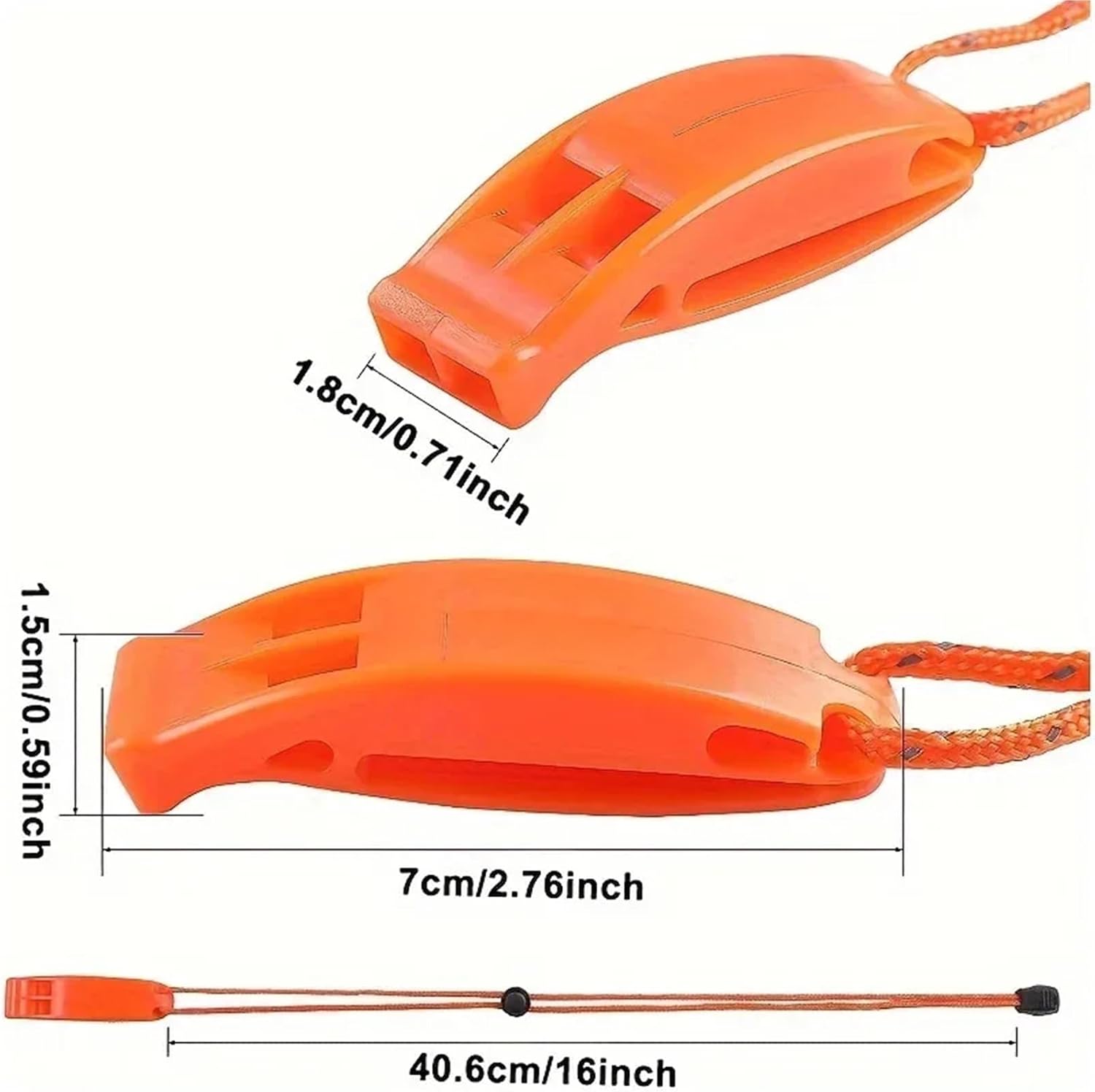 Emergency Whistle 30PC Emergency Whistles with Lanyard Safety Whistles for Kayak Life Jackets Lifeboats Fishing Boats Camping Hiking Hunting