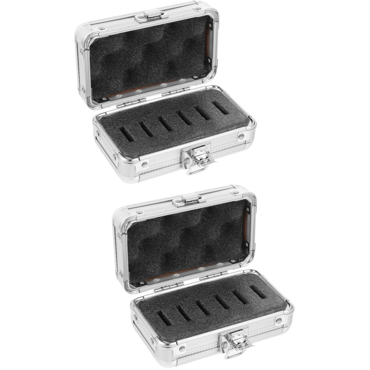 BRIGHTFUFU 2pcs Box Telescope Filter Box Aluminum Case for Stargazing Accessories Foam-Lined Filter Holder