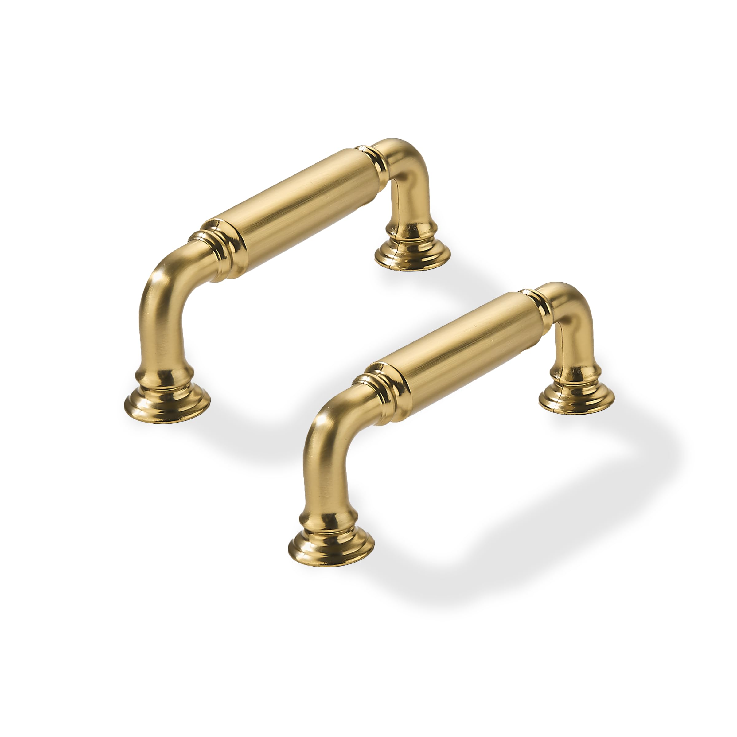 2 Pack 6 Inch Hole Center Champagne Bronze Cabinet pulls Champagne Brass Heavy-Duty Solid Cabinet Handle Hardware Suitable for cabinets Dressers Kitchens and Bathroom cabinets. — Amazon image 25