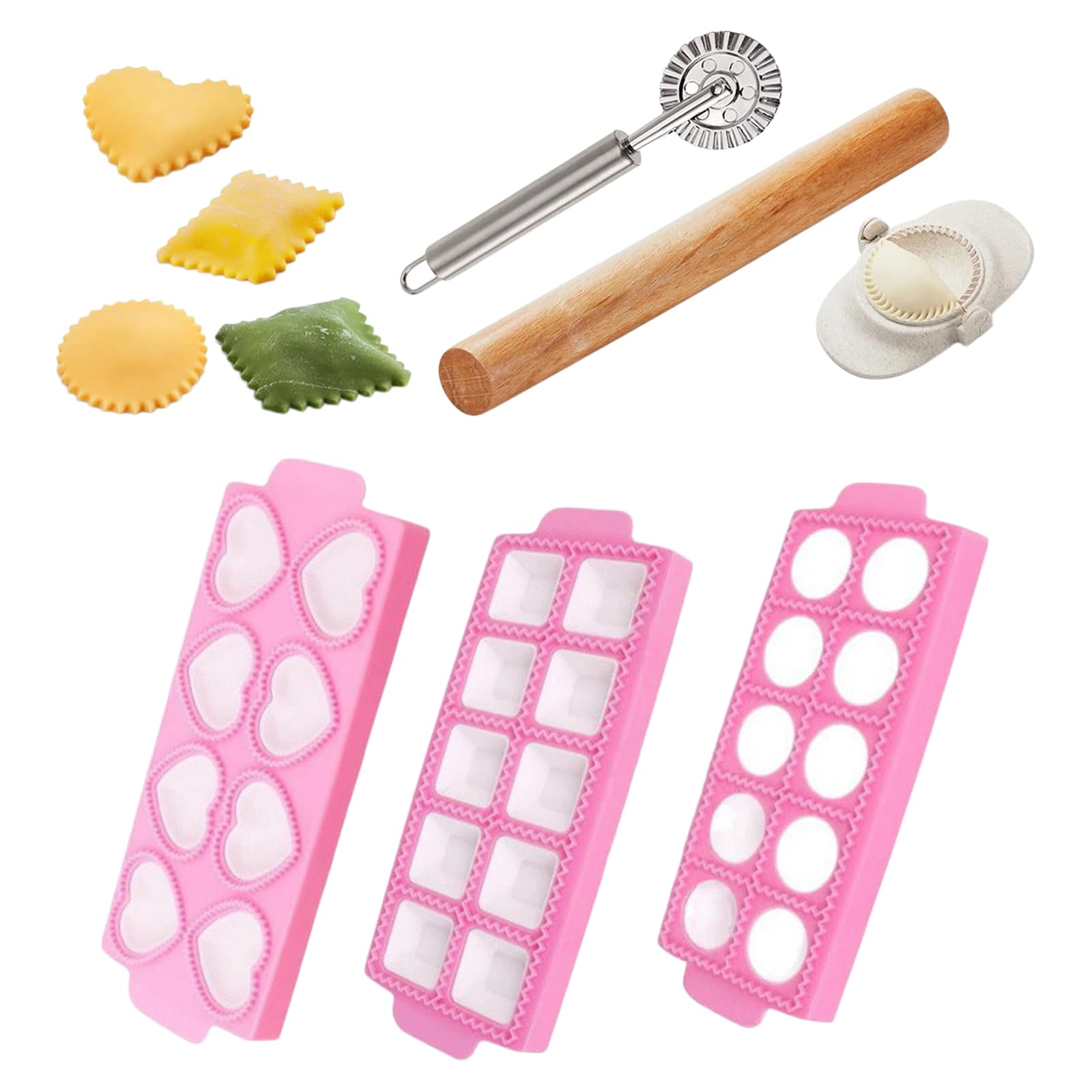 Ravioli Maker Set, 6-teilig, manuelles Wrapper Formen