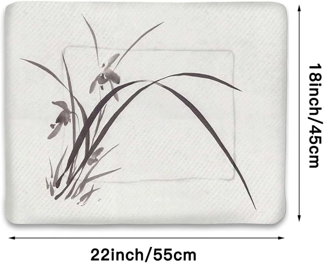 review Gray Pale Grey White Thermal Pet Mat Bed Liner Orchid Pure Simplistic Floral Dog Warming Bed Mat for Pets Cats Dogs and Kittens for Outdoor Indoor Flower 18