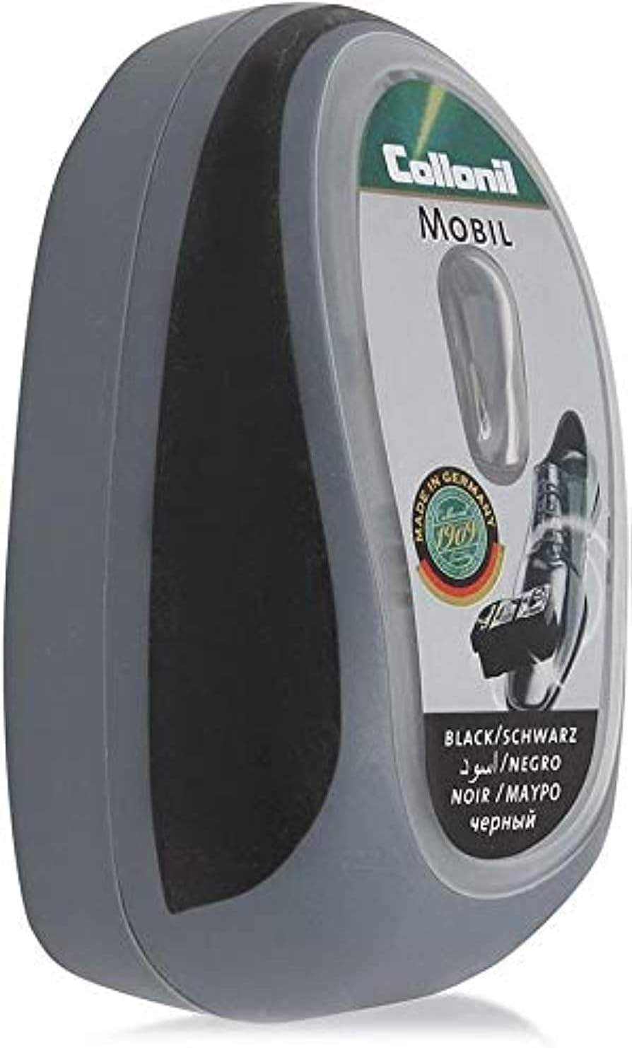 Mobil Shoe Polish Sponge With Liquid - Black