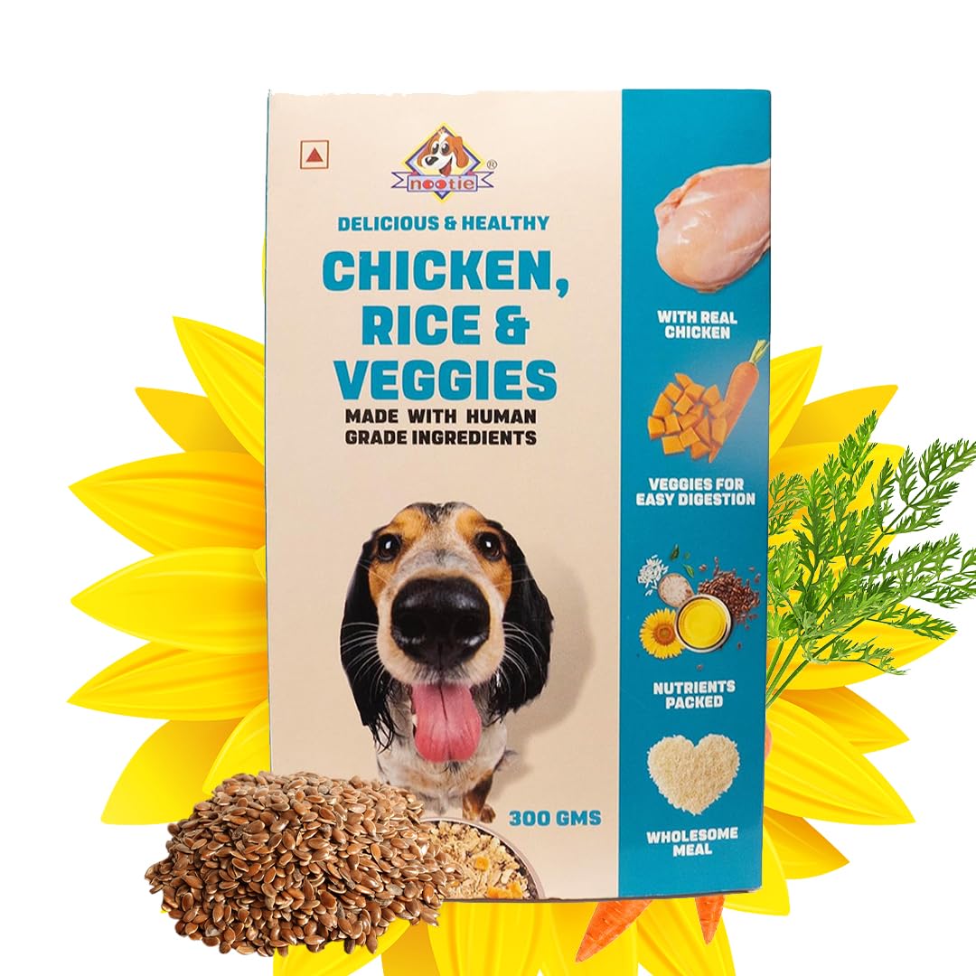 Nootie Freshly Wholesome Meal All Natural Wet Dog Food | Gluten Free I Non Vegetarian | Human Grade Ingredients, Made with Real Chicken-300g (Chicken Pulao) (B0CBVJ5C11) Amazon Price History, Amazon Price Tracker