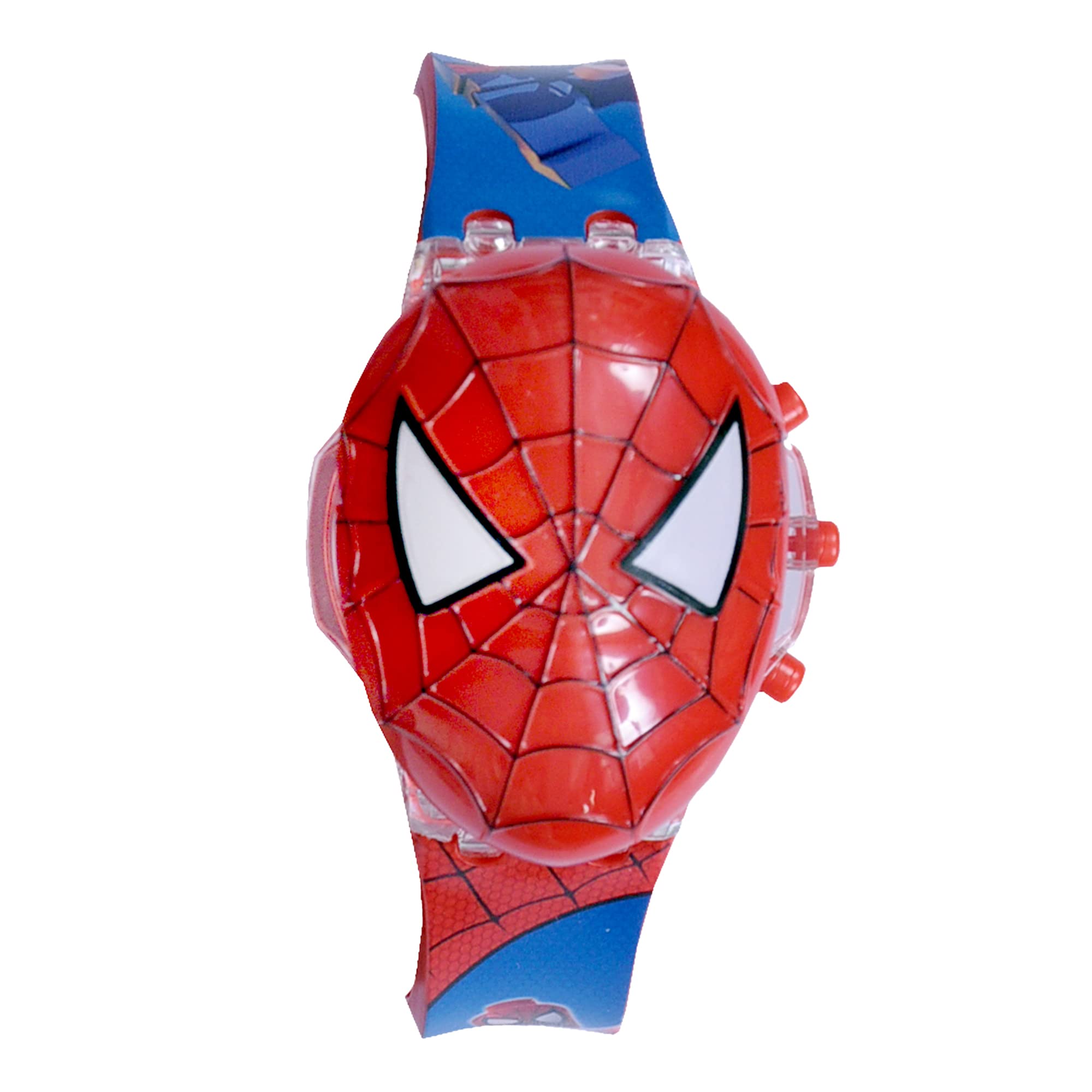 HELLO TRADERS Watch for Boys and Girl Spider Men Kids Light Glowing Watch with Music Tune and Face Cover Multicolor Led Digital Light Kid Watch (3-9 Year Red (B0BNDRG7CB) Amazon Price History, Amazon Price Tracker