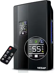 Yesop Desumidificador De Ar Ambiente Antimofo Desumidificadores 2000ml Bivolt 110v/220v