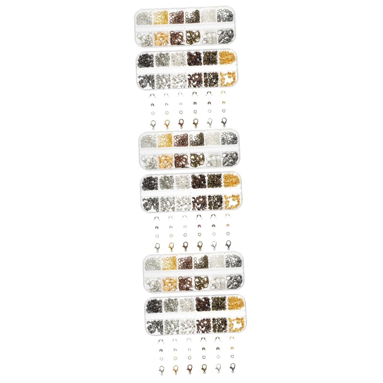 NUOBESTY 2346piezas Conectores De Joyería De Langosta Para Accesorios De Fabricación De y Pulseras Confiables Para Creaciones De Joyería