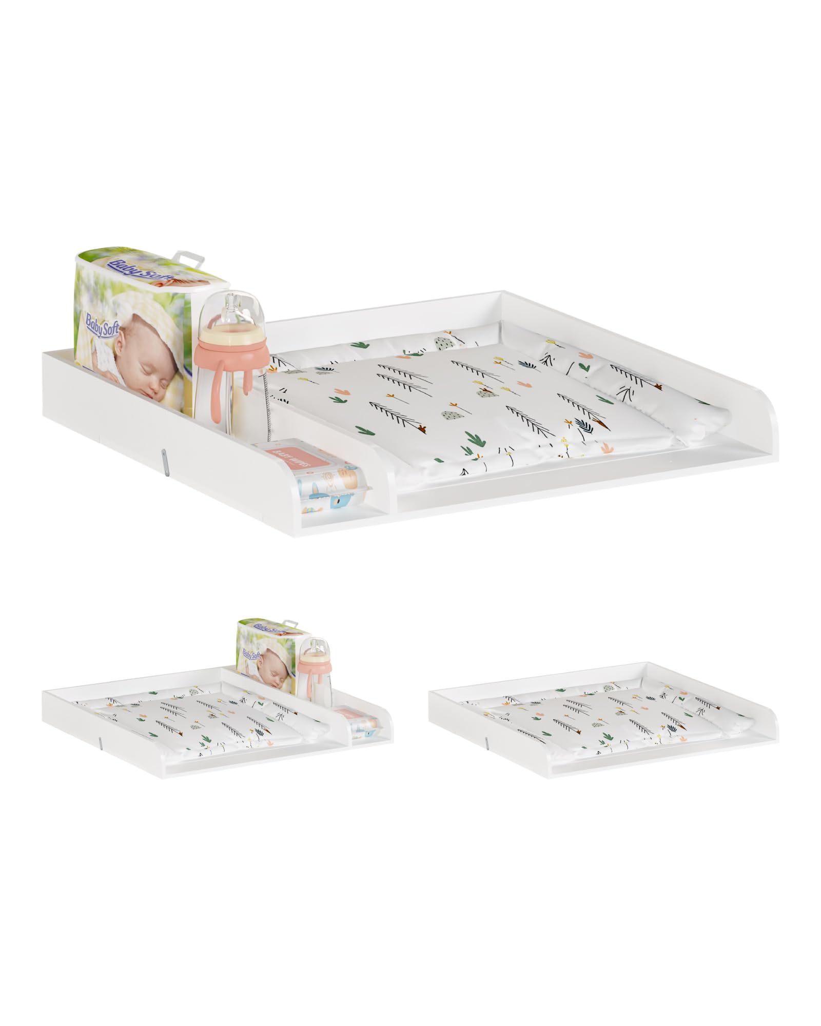 Fasciatoio Per Cassettiera WOLTU - In MDF, Bianco, Adatto A Comò 70x75 Cm