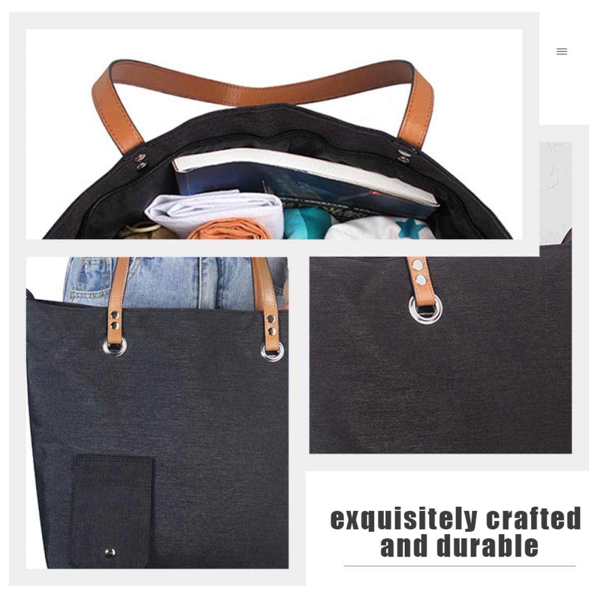 Paquet de Rangement à Vin Isotherme Noir en Tissu Oxford pour Bouteille