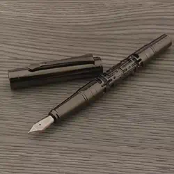 CANETA TINTEIRO EXECUTIVA METAL PENA 0,5MM SOFISTICADA ELEGANTE LUXO