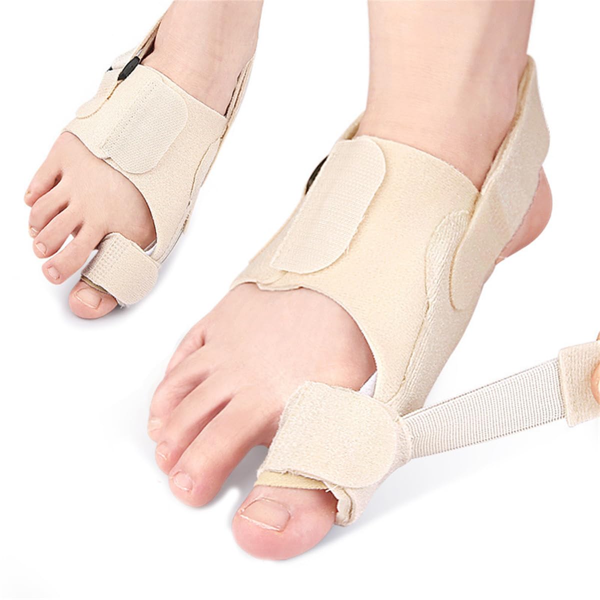 Bunion Corrector for Women & Men, Adjustable Orthopedic Bunion Splint Big Toe Straightener for Bunion Pain Relief, Day Night Support, Washable & Reusable, 1 Pcs (Left)