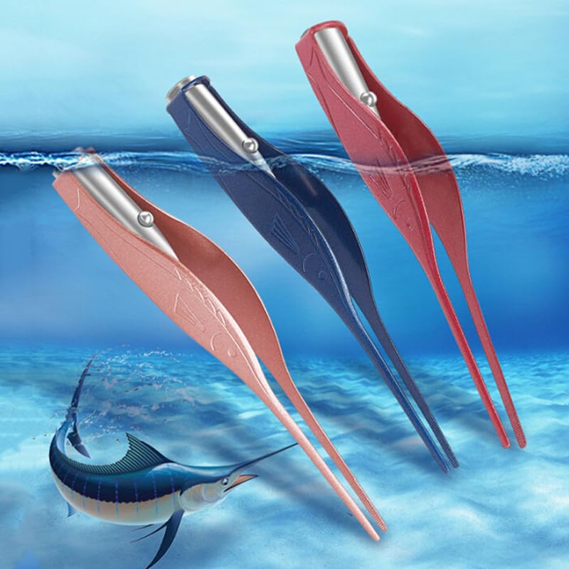 Pince à épiler LED avec lampe de poche étanche, nettoyage doux des oreilles, Rose Gold