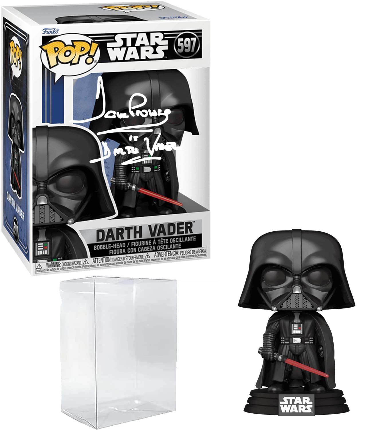 David Prowse Darth Vader #597 Facsimile Signed Reprint Laser