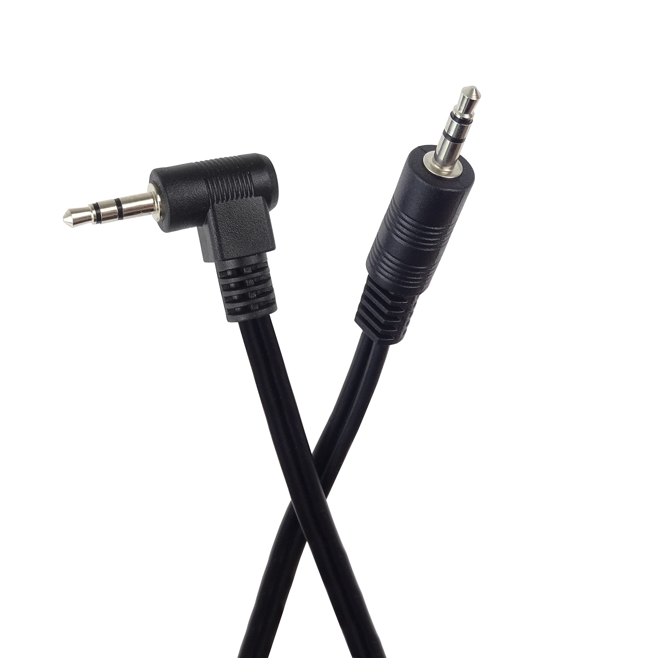 Câble Audio Jack 3.5mm PremiumCord - 1m, Mâle Vers Mâle 90°, Blindé