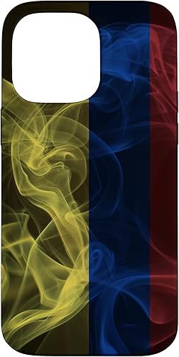 Vista 55 de Funda para iPhone 12 Pro Max Smoky Colombia Bandera - Estilo Humo Colombiano Orgullo