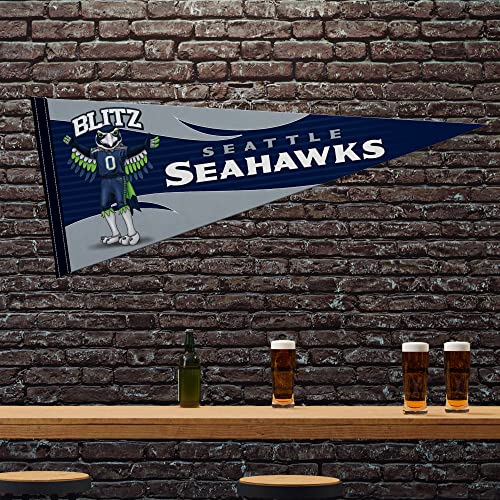 Image of Rico Industries NFL Football Mascot inch 12 inch x 30 inch Felt Wall Decor Pennant - Great for Home /Bed Room /Man Cave Decor
