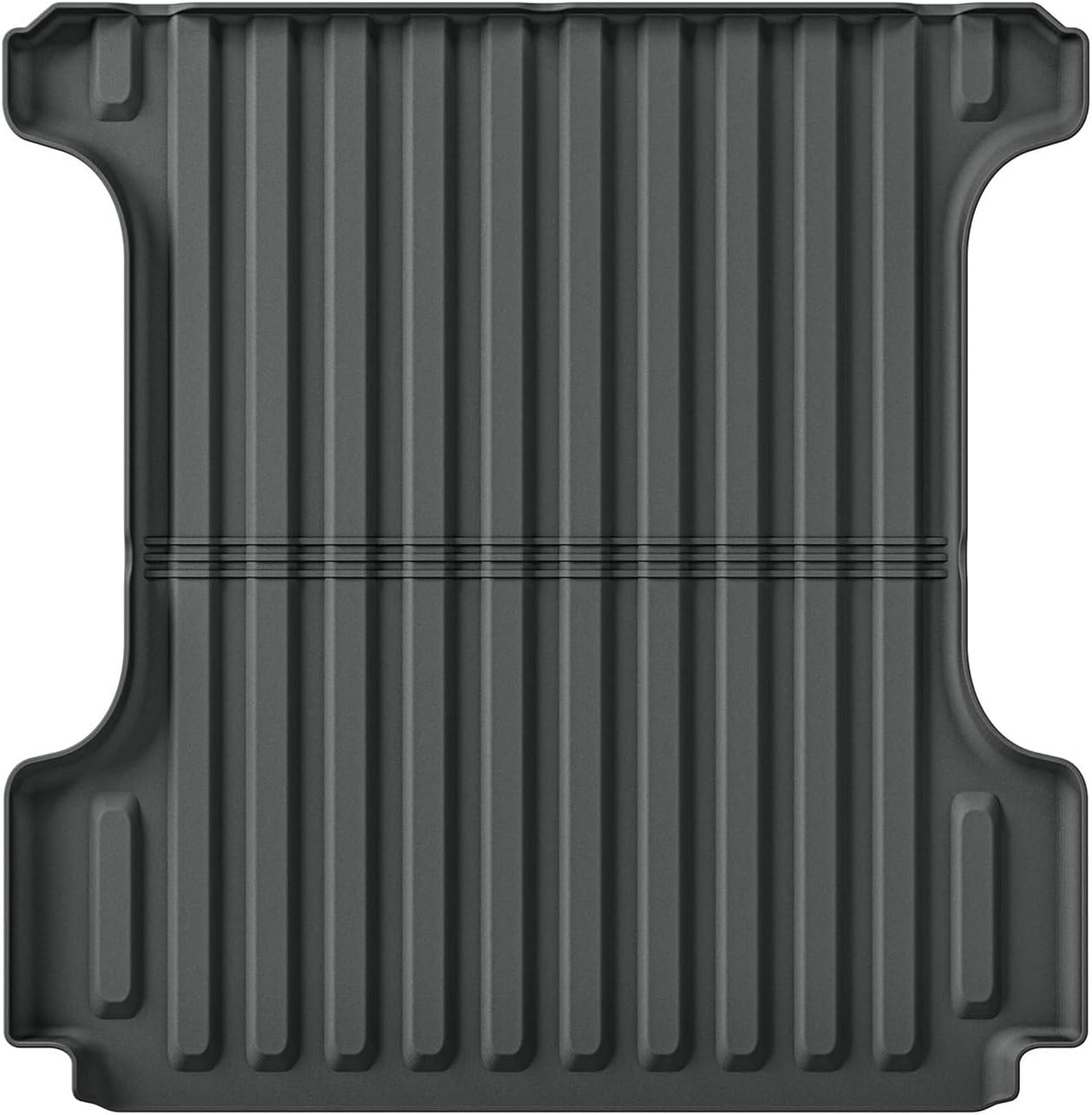 Car Boot Mat Rear Row With Underseat Storage Box TPE Floor Liner Black For Dodge For Ram 1500 2019-2024 New Body (Not Fit Classic Models) Rear Cargo Mat(Truck pad 1P)