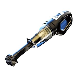 Cordless Vacuum Portable Car Vacuum Cleaner Black Handheld Powerful High Suction Rechargeable Dual-Purpose Vehicle Wireless Vacuum Cleaner