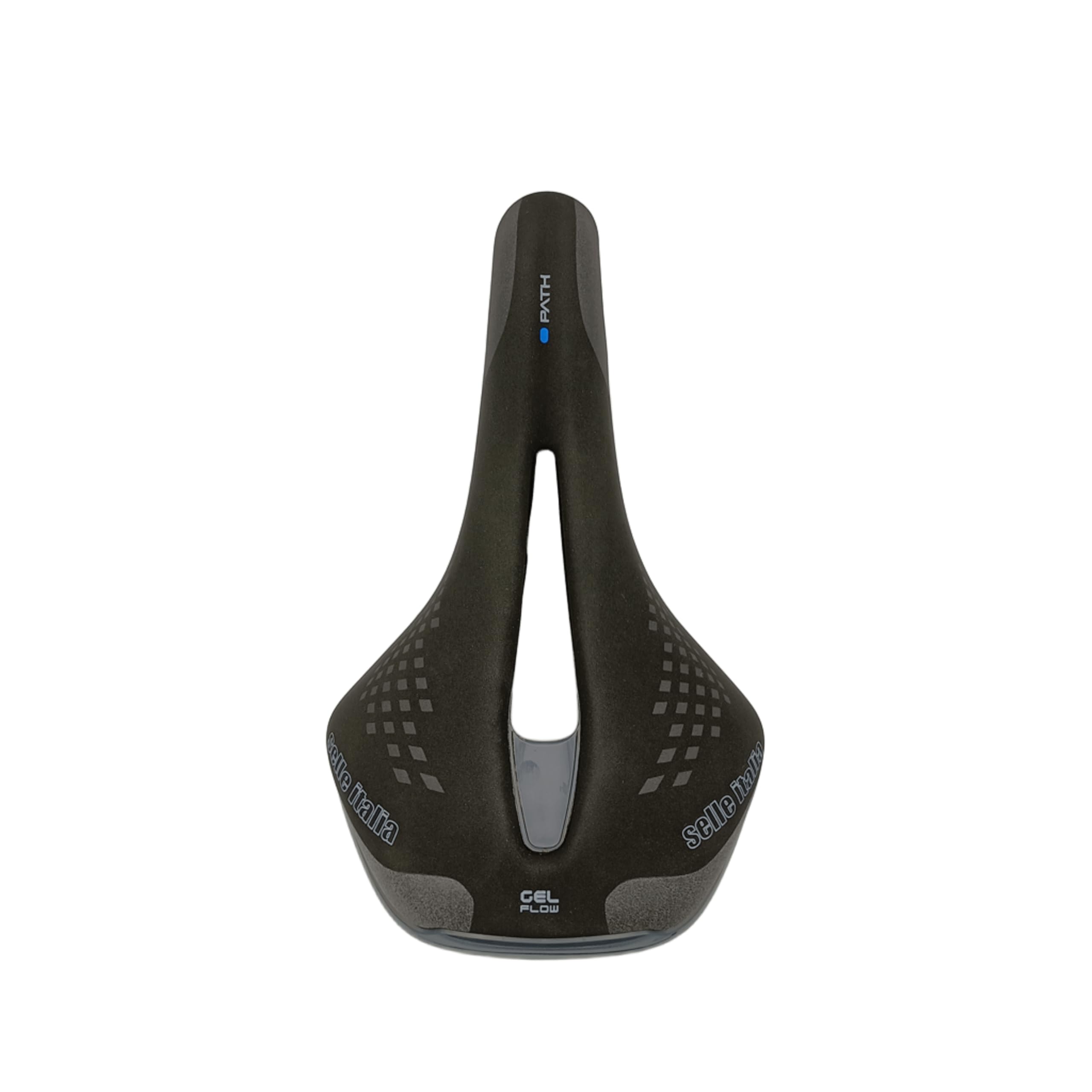 Selle Italia LADY Path Gel Flow – Damskie Siodełko Rowerowe, Żelowa Wyściółka, Do Rowerów Trekkingowych, Elektrycznych, Dojazdów – Czarny