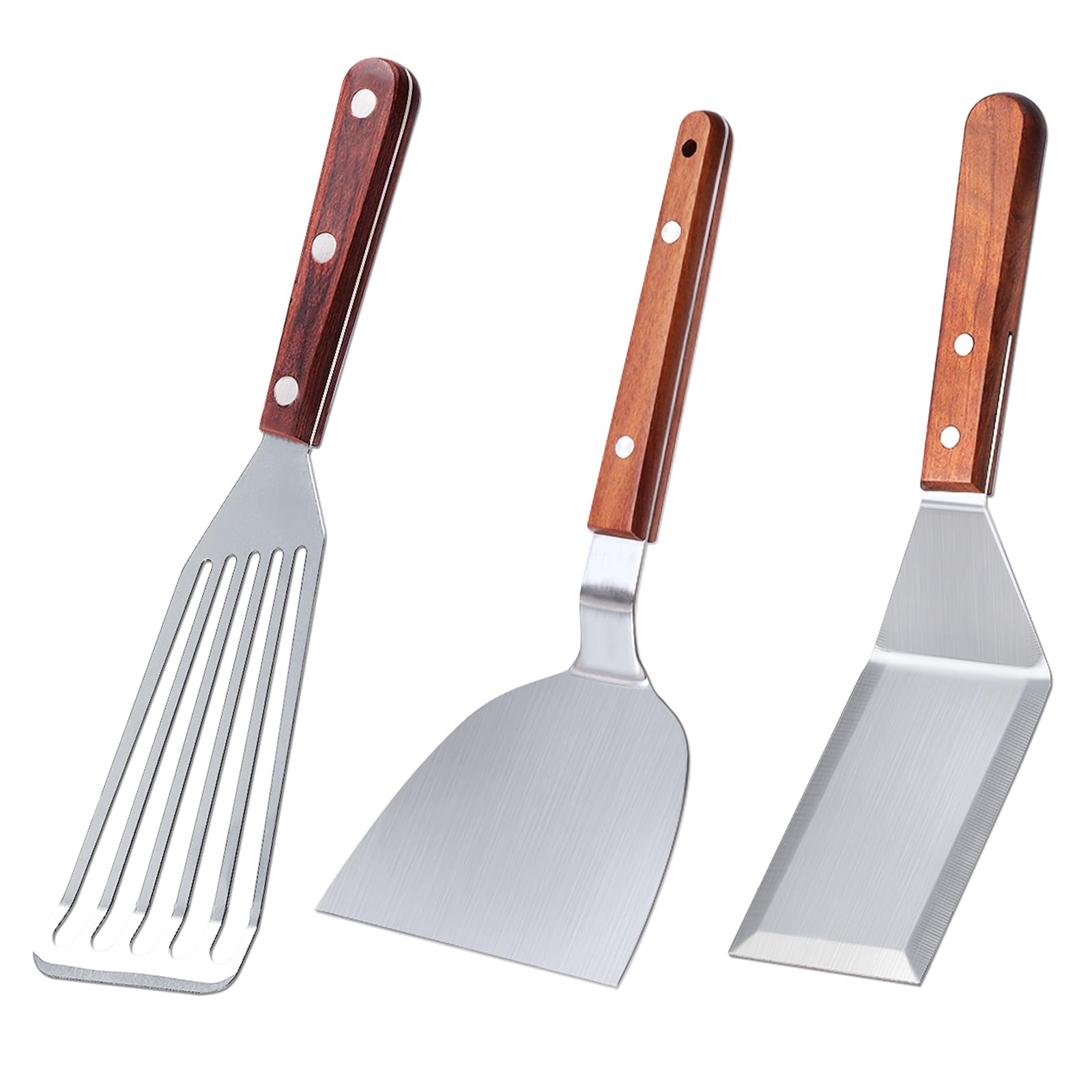 Spatules en acier inoxydable pour la cuisine du quotidien