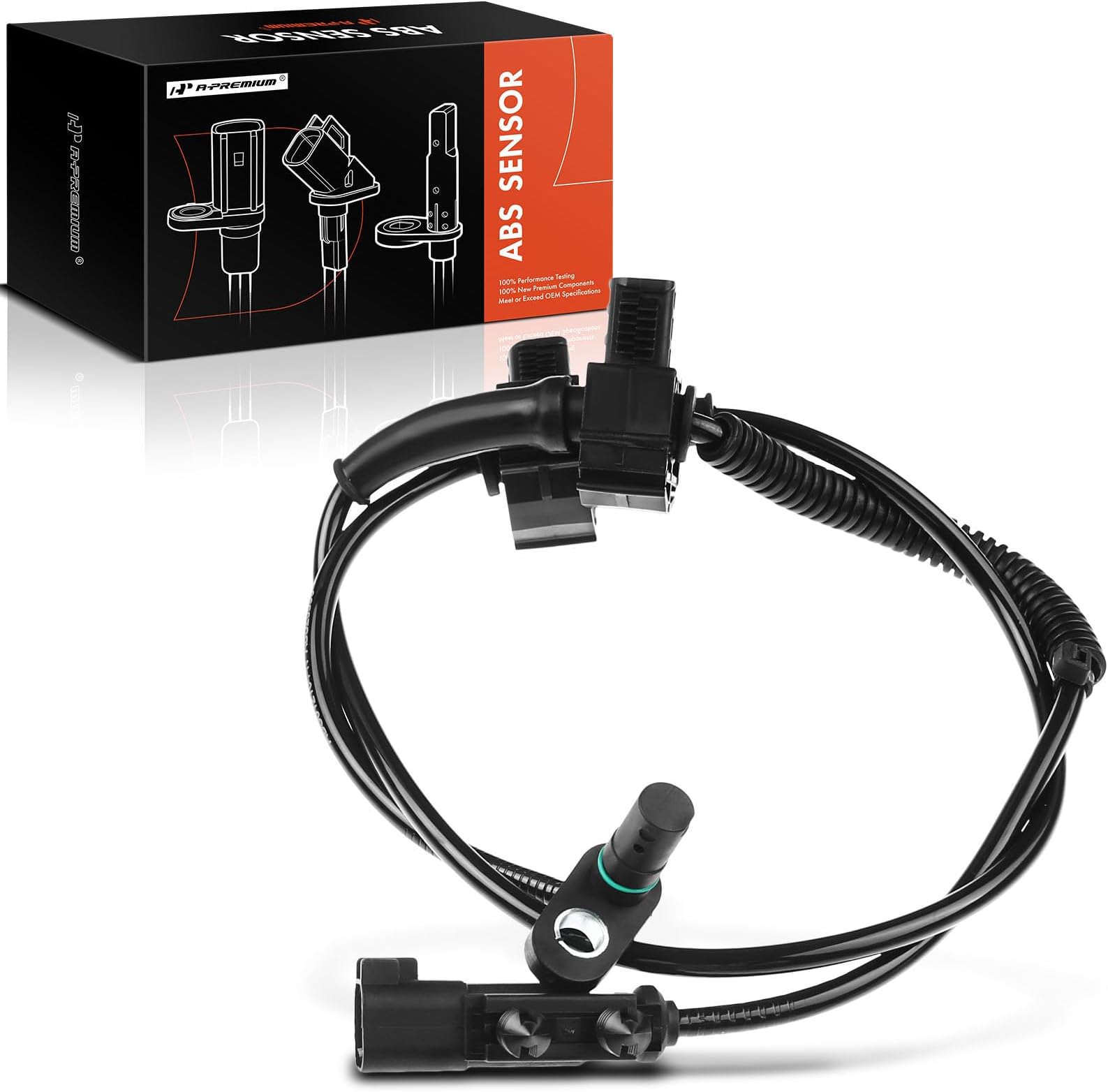Rear ABS Wheel Speed Sensor Compatible with Chevy & GMC Models - Silverado 1500/Sierra 1500 2014-2019, Silverado 1500 LD/Sierra 1500 Limited 2019, Tahoe/Yukon 2015-2017