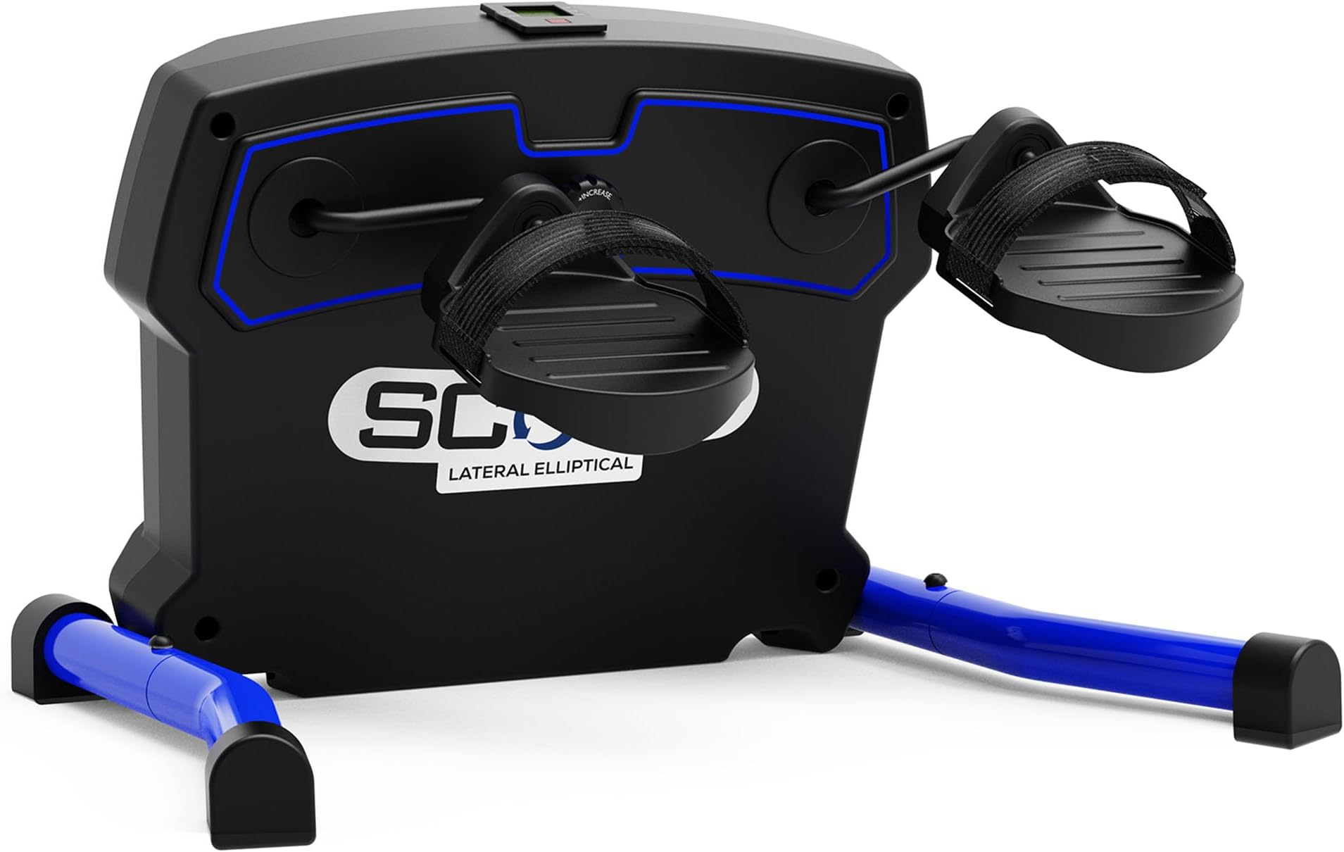 SCOOP Lateral Elliptical, Lateral Motion Exerciser Strengthen Knees, Hips and Lower Back. Improve Balance & Mobility. Reduce Joint Pain. NEW Smoother Action, NEW Adjustable Velcro Pedals