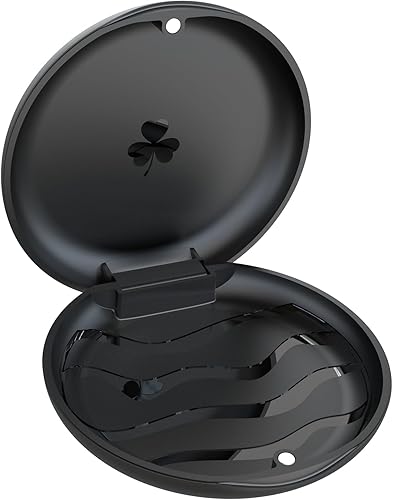 Miniatura 1 de Estuche protector bucal de ortodoncia, estuche de retención dental, estuche de alineadores (negro)